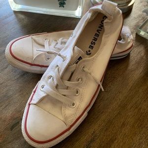 White Converse Chuck Taylor Shoreline Sneakers
